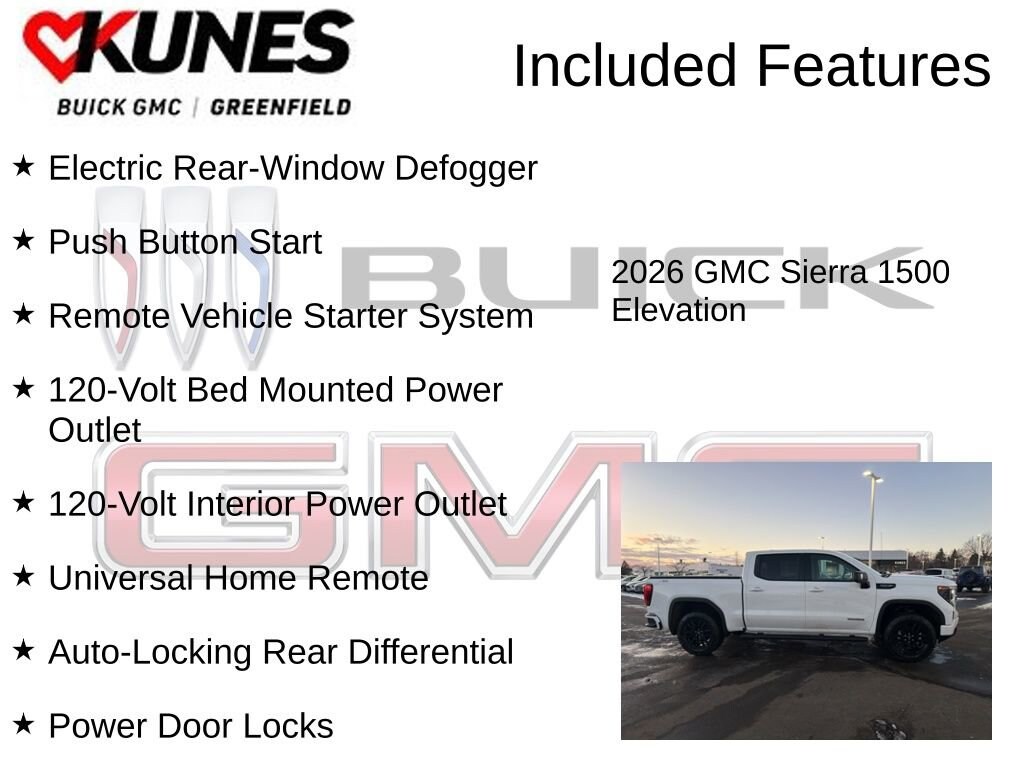 New 2026 GMC Sierra 1500 Elevation Truck