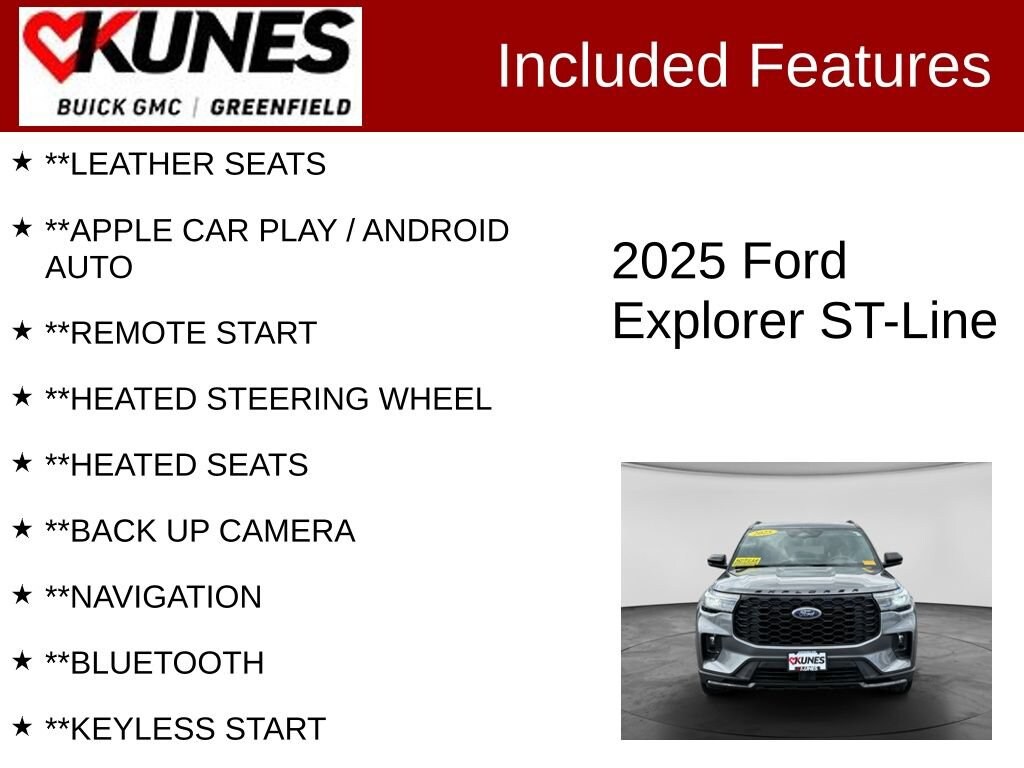 Used 2025 Ford Explorer ST-Line