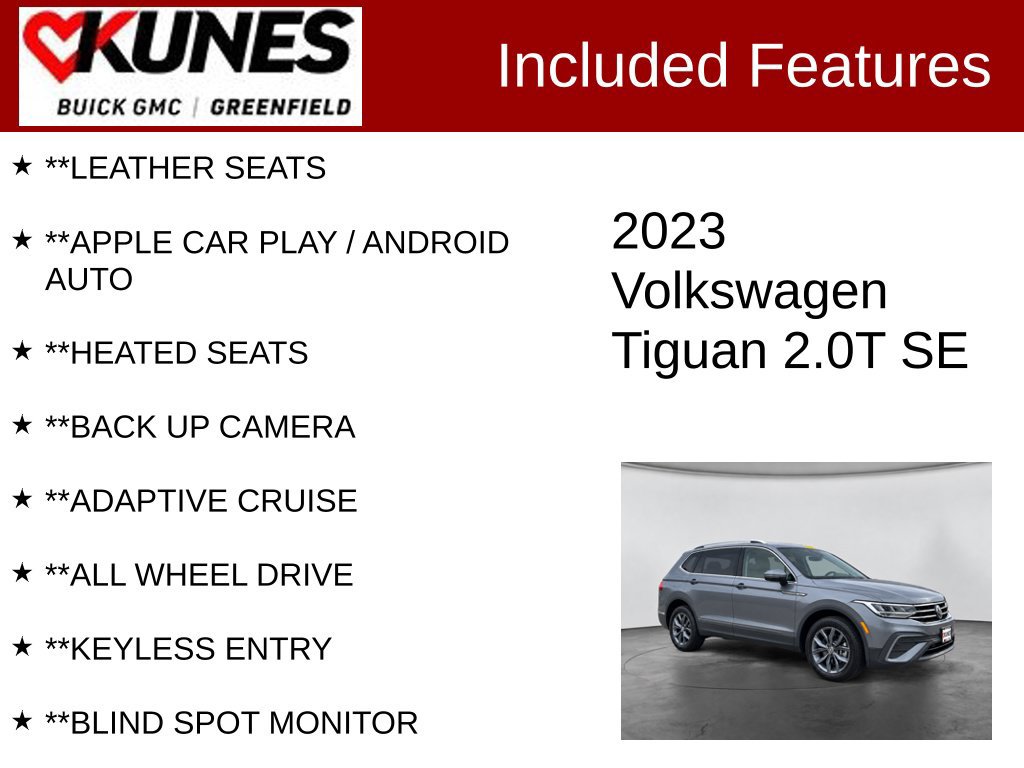 Used 2023 Volkswagen Tiguan SE