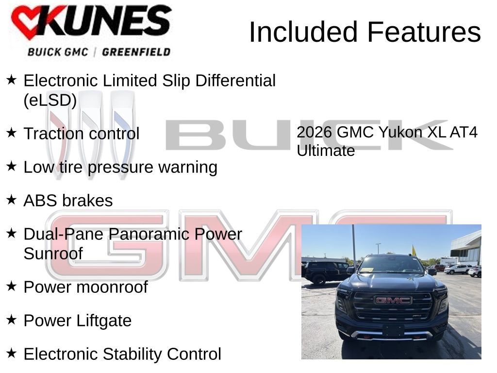 New 2026 GMC Yukon XL AT4 Ultimate SUV