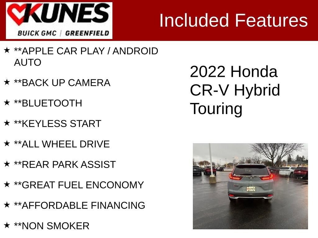 Used 2022 Honda CR-V Hybrid Touring
