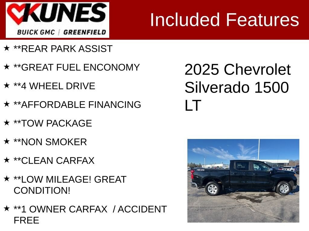 Used 2025 Chevrolet Silverado 1500 LT Truck