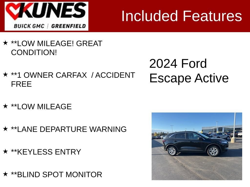 Used 2024 Ford Escape Active