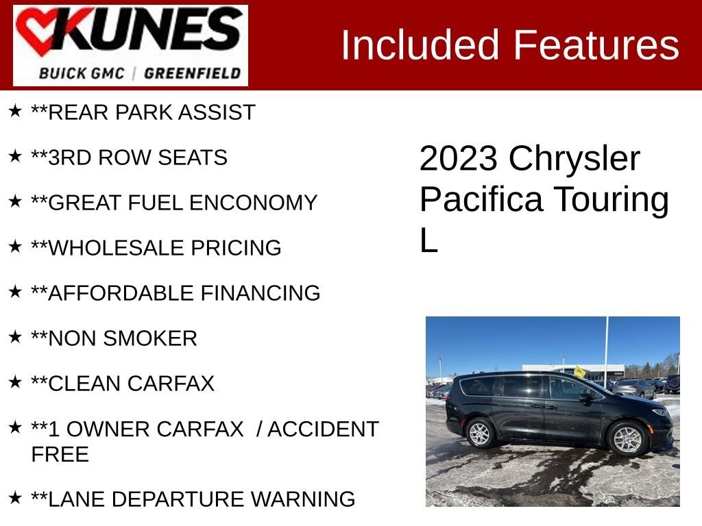 Used 2023 Chrysler Pacifica Touring L