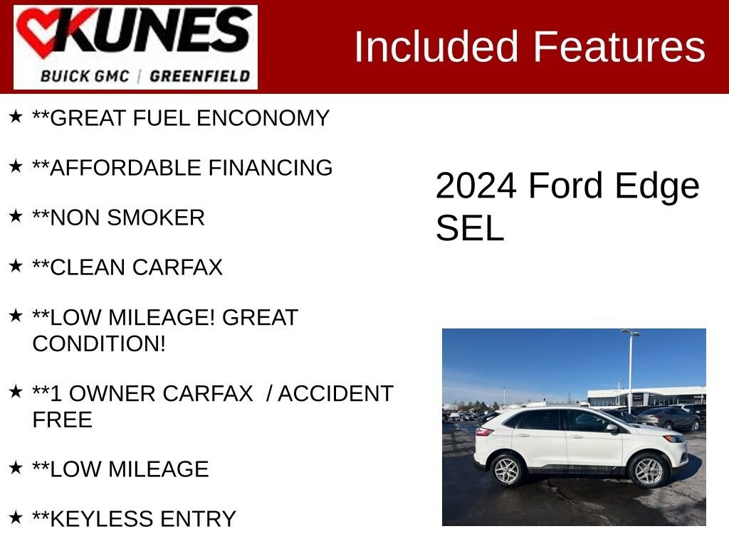 Used 2024 Ford Edge SEL