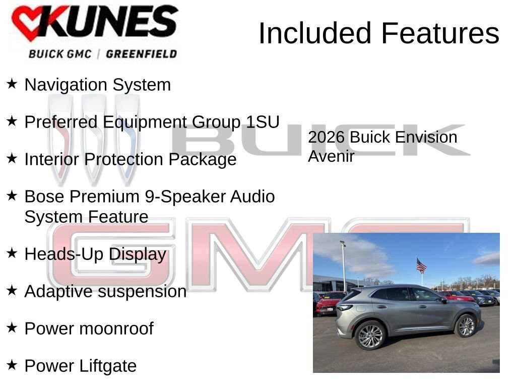 New 2026 Buick Envision Avenir SUV