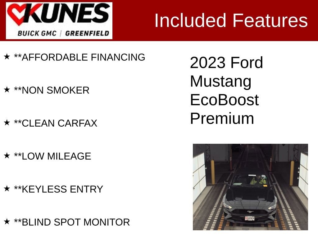 Used 2023 Ford Mustang Ecoboost