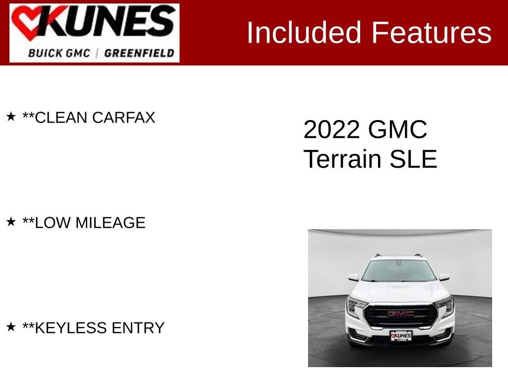 Used 2022 GMC Terrain SLE SUV