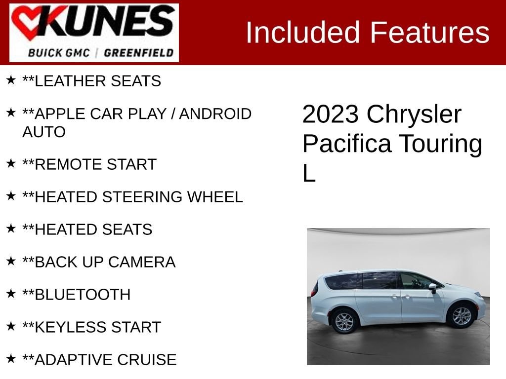 Used 2023 Chrysler Pacifica Touring L