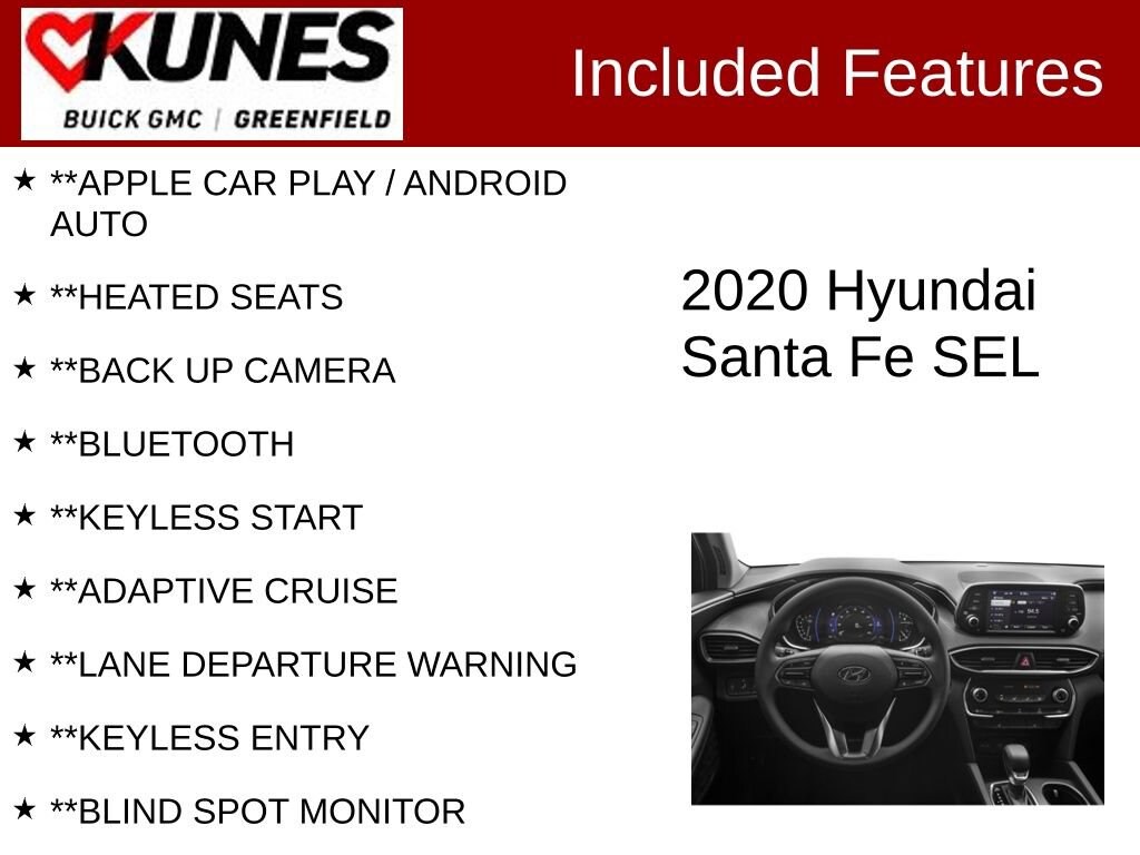 Used 2020 Hyundai Santa Fe SEL