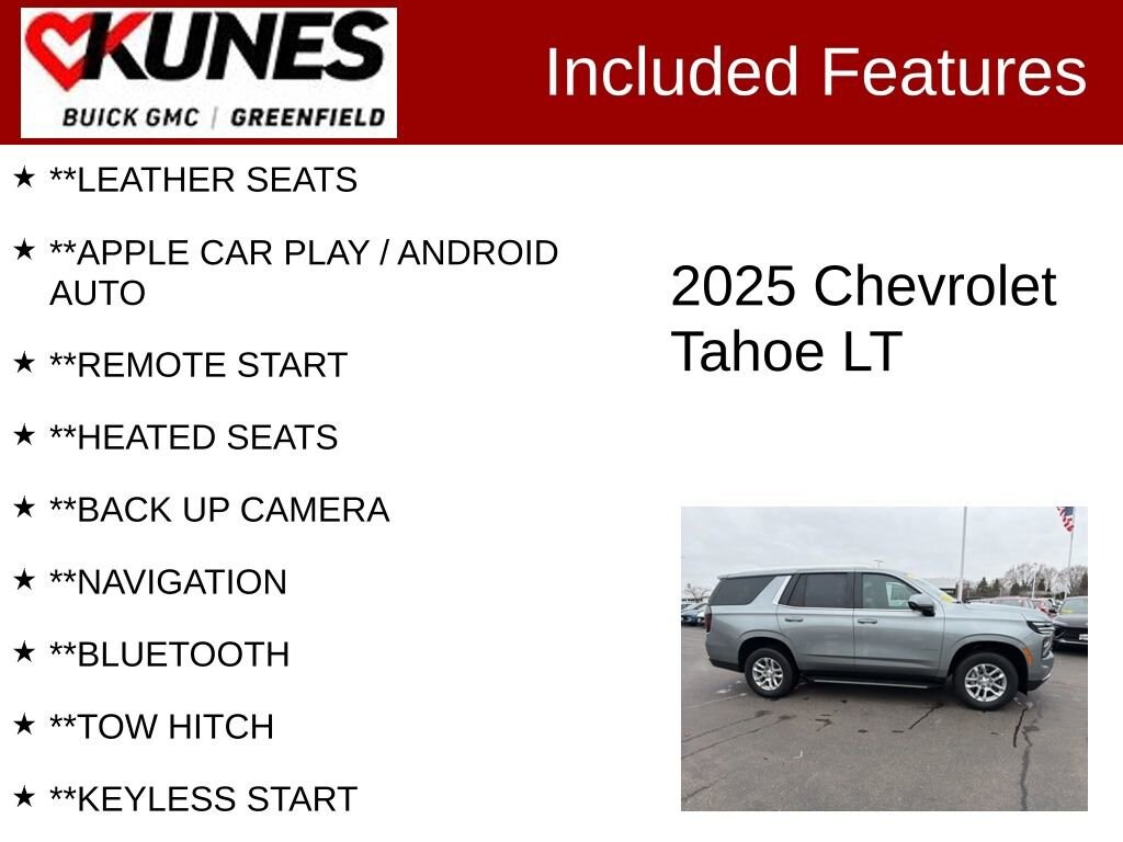 Used 2025 Chevrolet Tahoe LT SUV