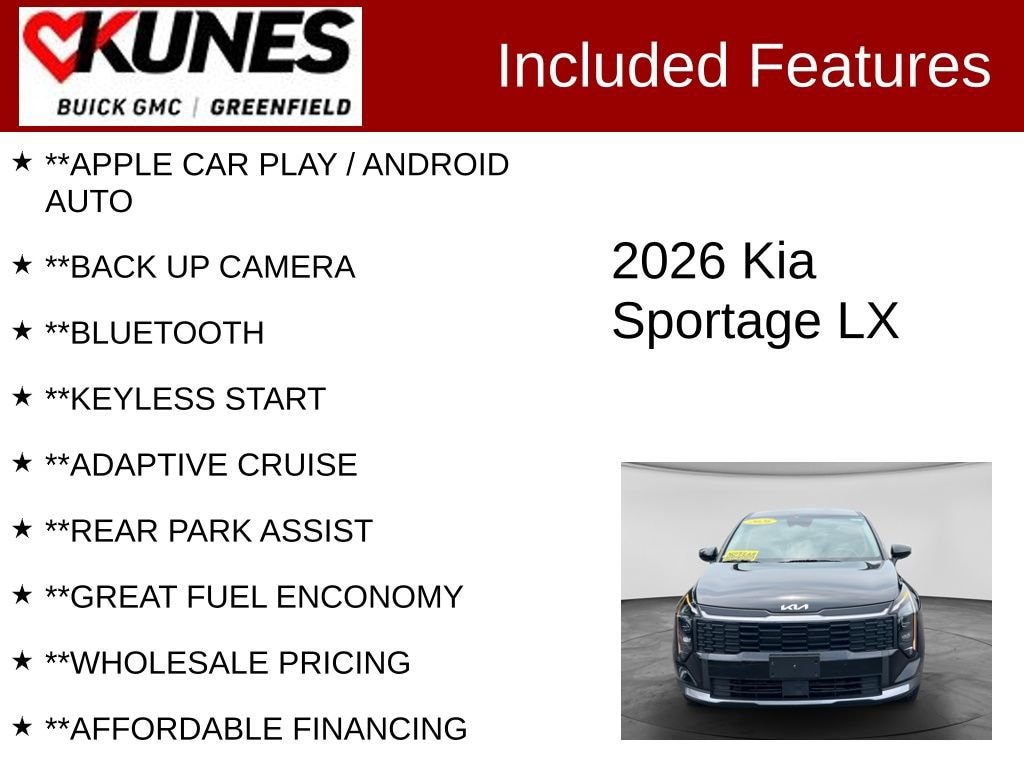 Used 2026 Kia Sportage LX