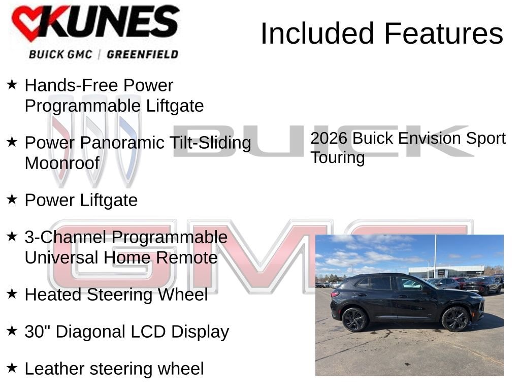 New 2026 Buick Envision Sport Touring SUV
