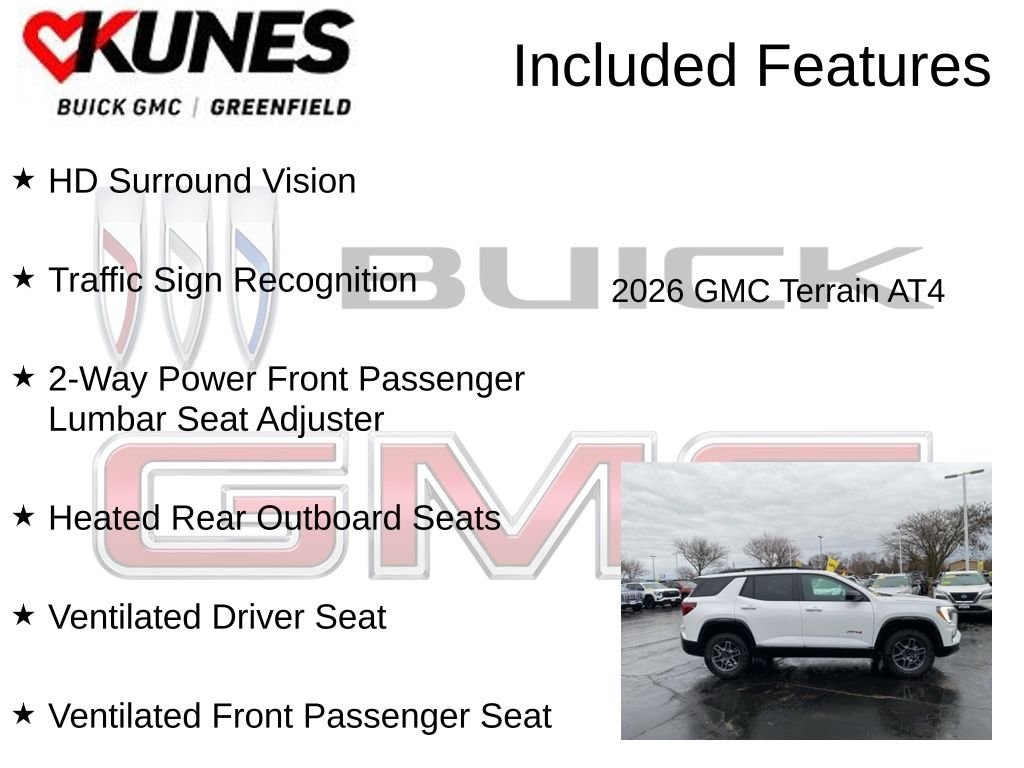 New 2026 GMC Terrain AT4 SUV