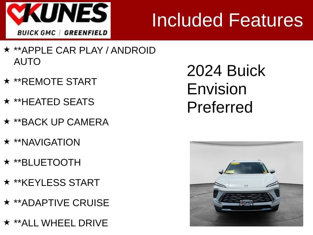 Used 2024 Buick Envision Preferred SUV