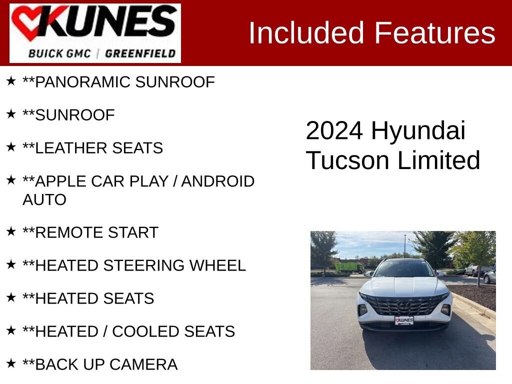 Used 2024 Hyundai Tucson Limited