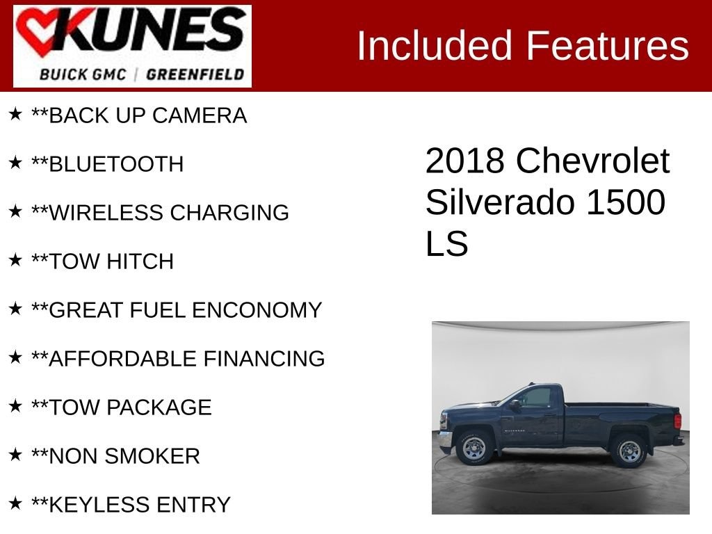 Used 2018 Chevrolet Silverado 1500 LS Truck