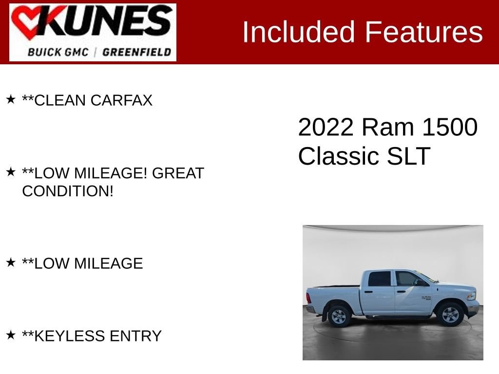 Used 2022 Ram 1500 Classic SLT