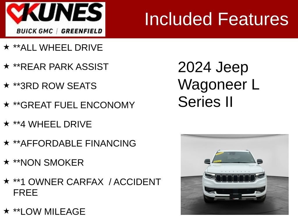 Used 2024 Jeep Wagoneer L Series II