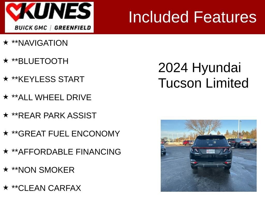 Used 2024 Hyundai Tucson Limited