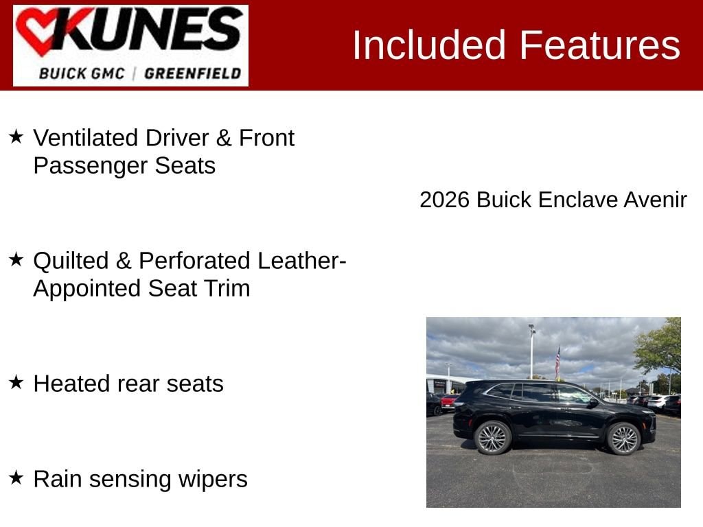 New 2026 Buick Enclave Avenir SUV