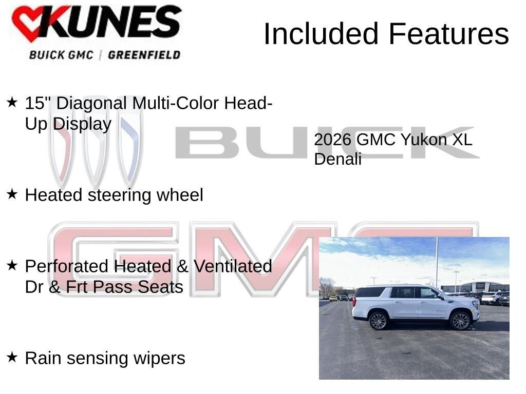 New 2026 GMC Yukon XL Denali SUV