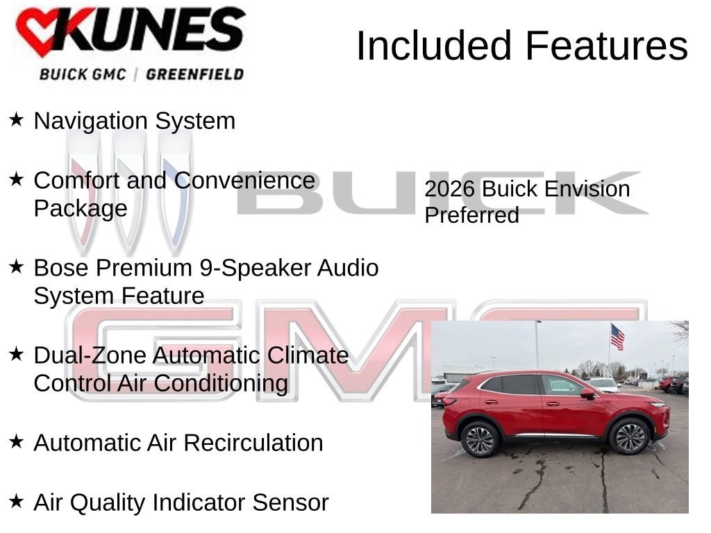 New 2026 Buick Envision Preferred SUV