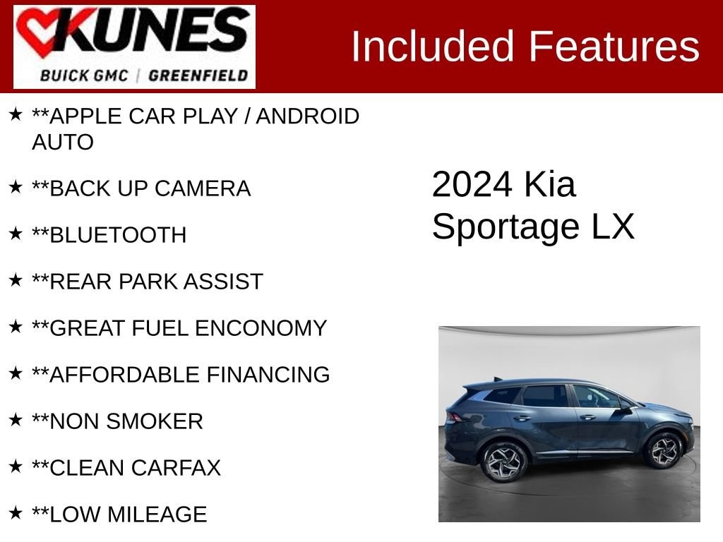Used 2024 Kia Sportage LX