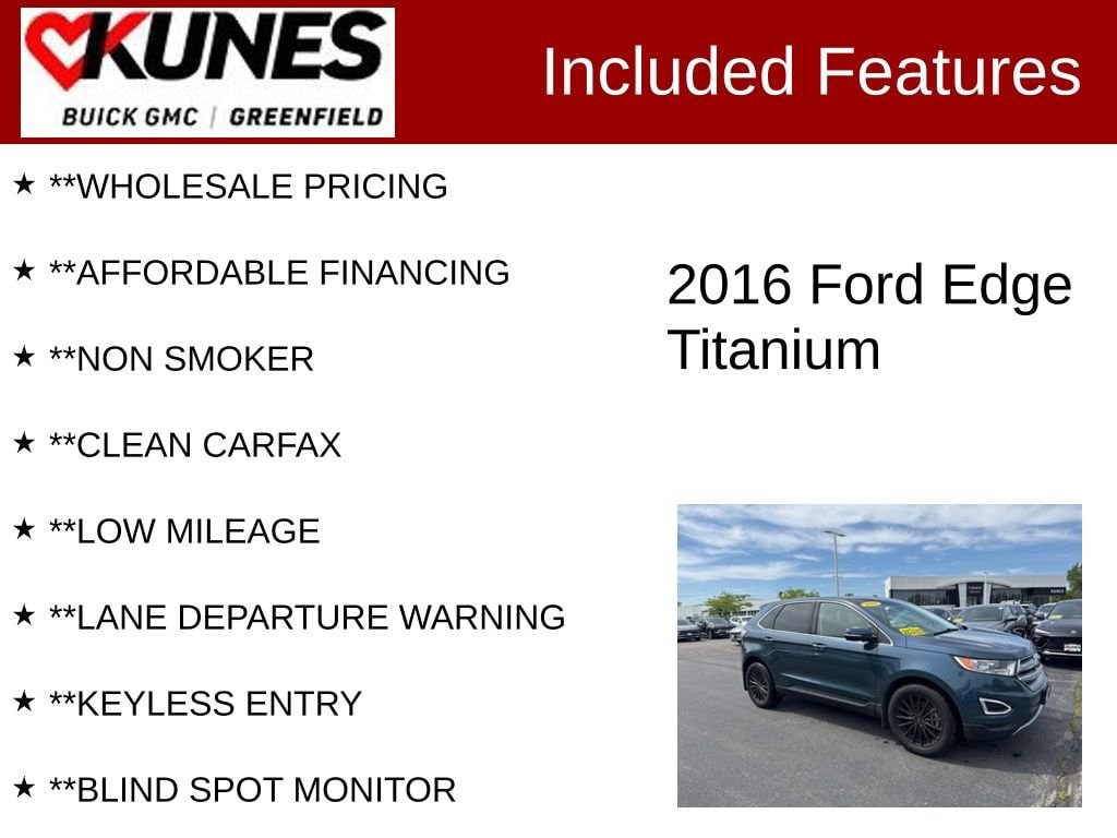 Used 2016 Ford Edge Titanium