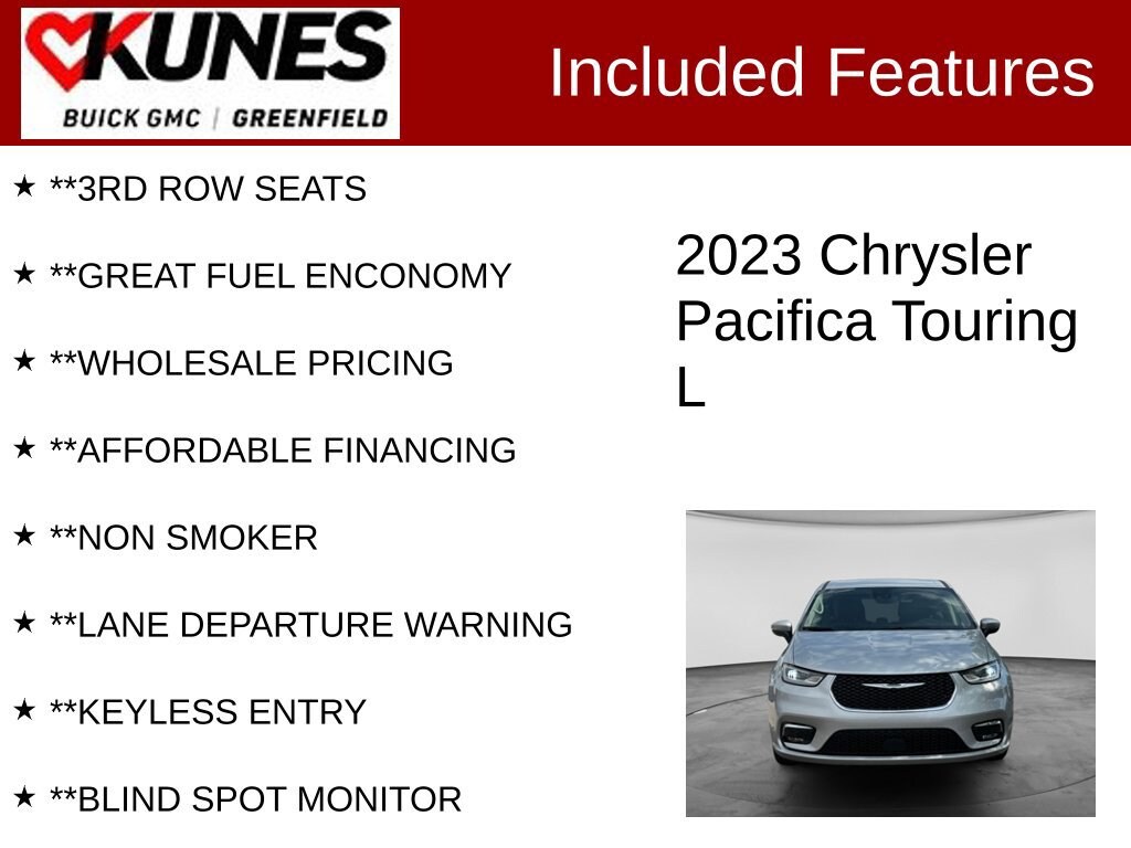 Used 2023 Chrysler Pacifica Touring L