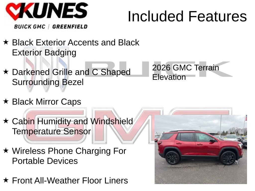 New 2026 GMC Terrain Elevation SUV