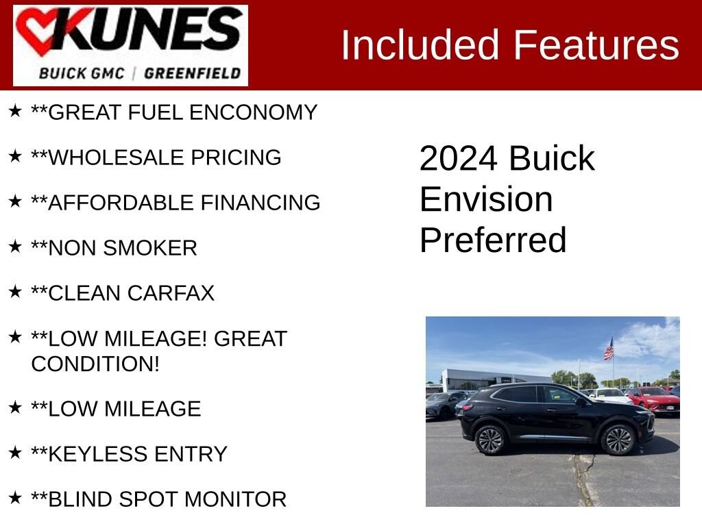 Used 2024 Buick Envision Preferred SUV