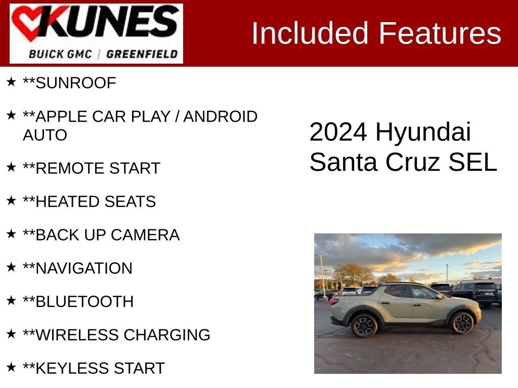 Used 2024 Hyundai Santa Cruz SEL