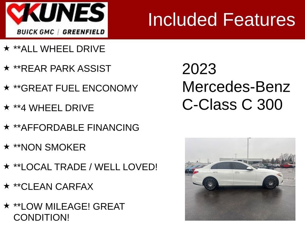 Used 2023 Mercedes-Benz C-Class C 300