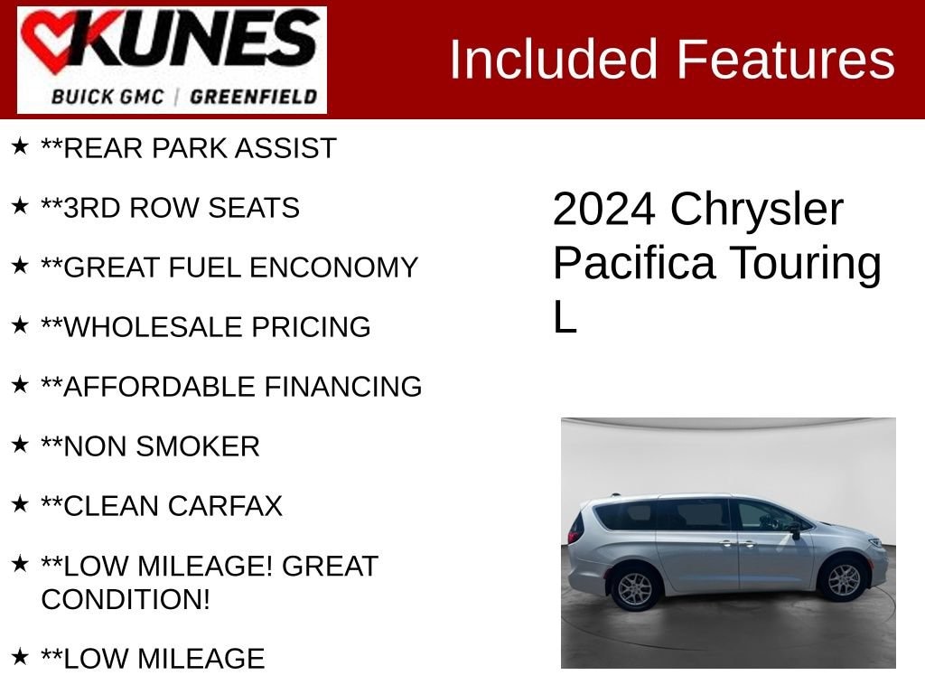 Used 2024 Chrysler Pacifica Touring L
