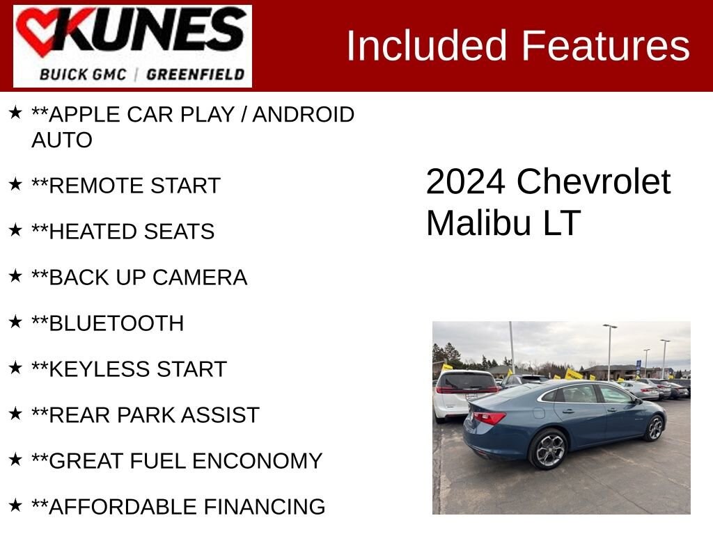 Used 2024 Chevrolet Malibu 1LT Car