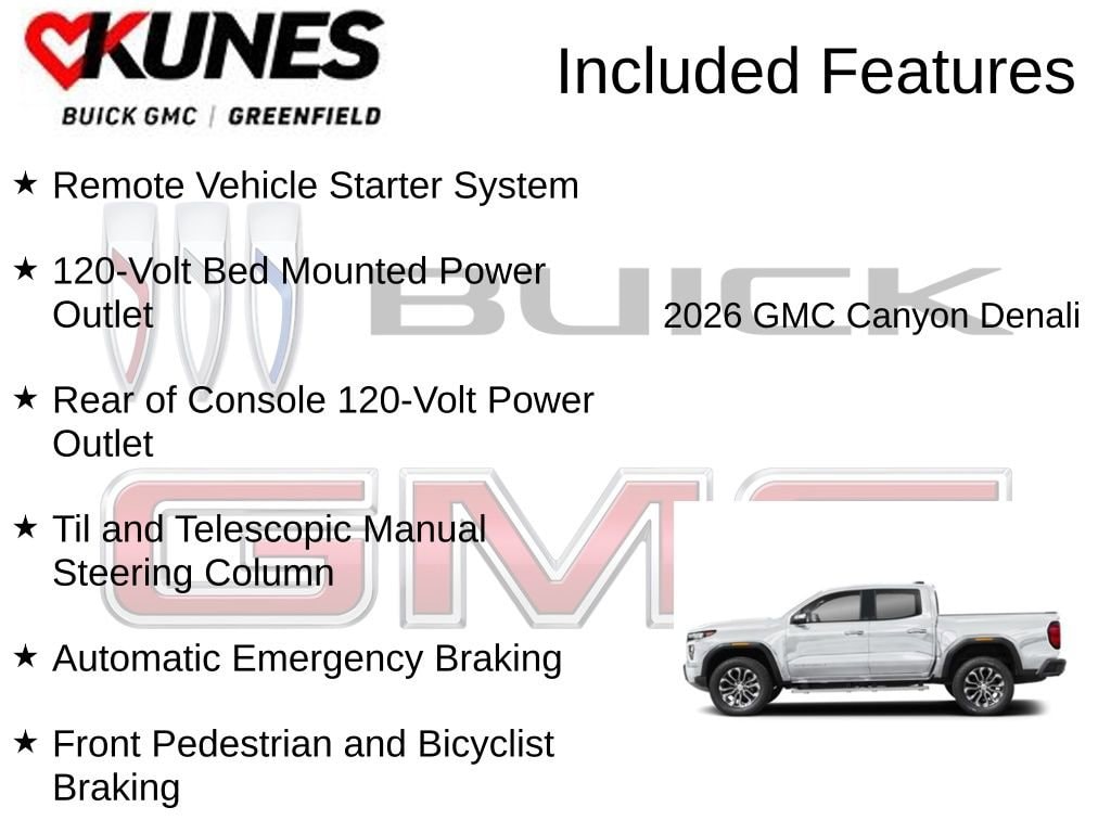 New 2026 GMC Canyon Denali Truck