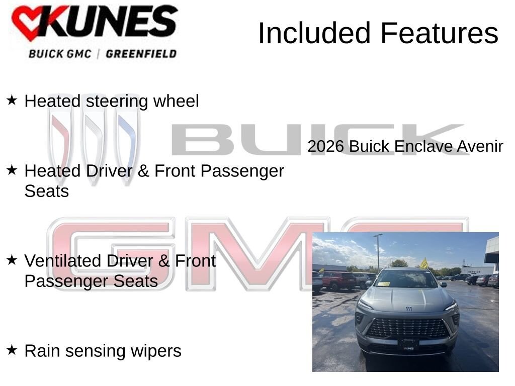 New 2026 Buick Enclave Avenir SUV