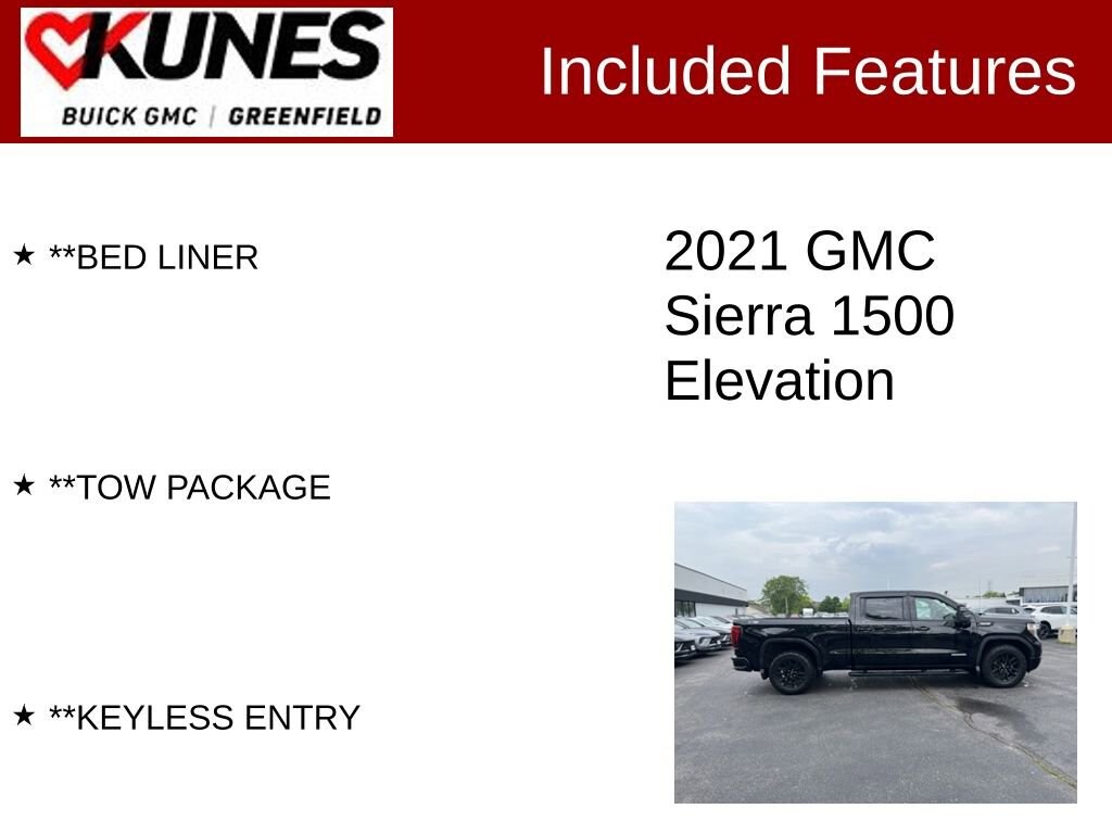 Used 2021 GMC Sierra 1500 Elevation Truck