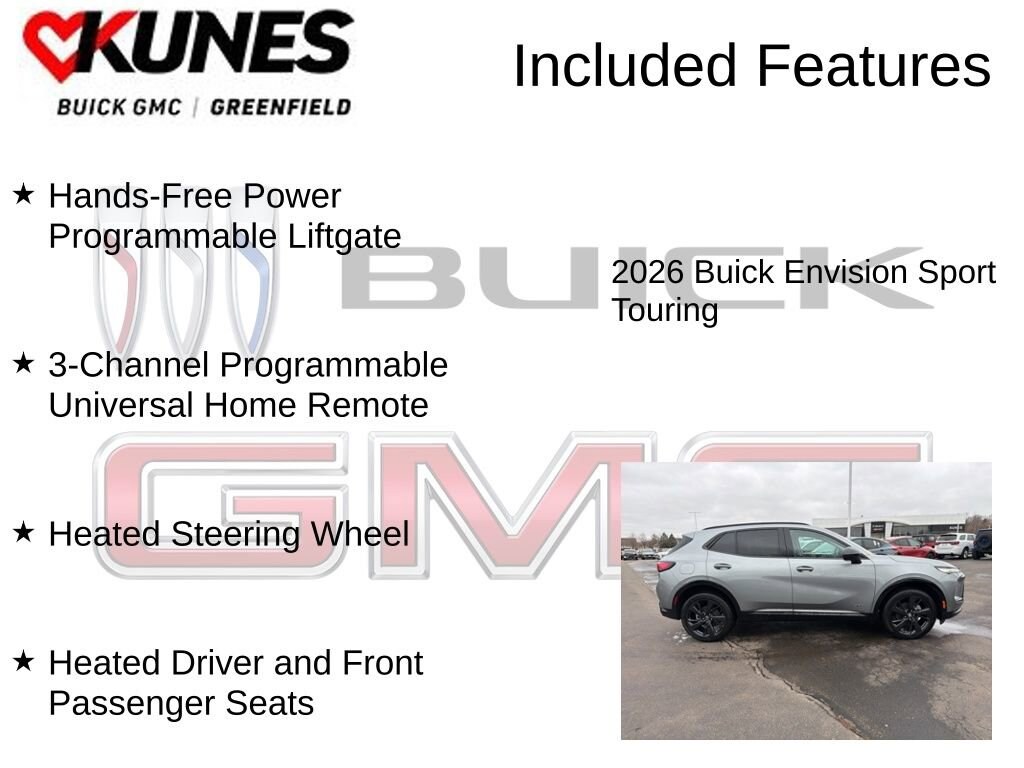 New 2026 Buick Envision Sport Touring SUV