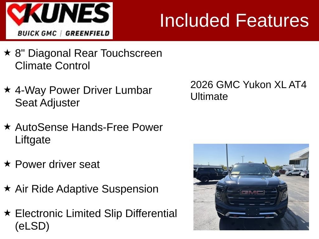 New 2026 GMC Yukon XL AT4 Ultimate SUV