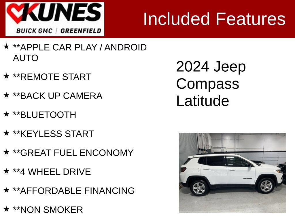 Used 2024 Jeep Compass Latitude