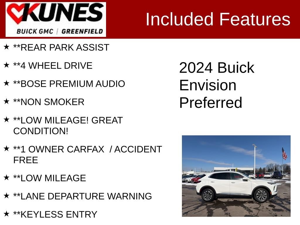 Used 2024 Buick Envision Preferred SUV