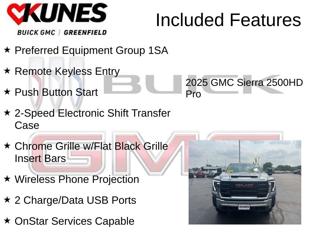 New 2025 GMC Sierra 2500 HD Pro Truck