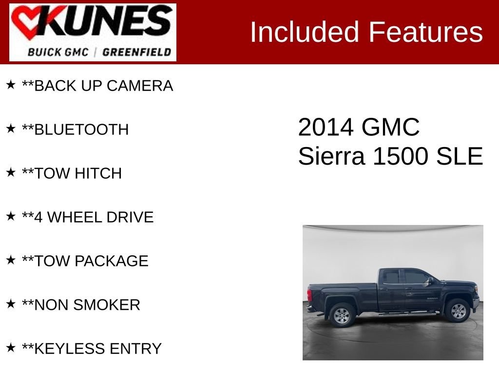 Used 2014 GMC Sierra 1500 SLE Truck