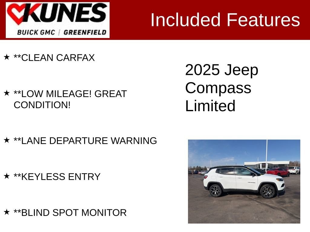 Used 2025 Jeep Compass Limited