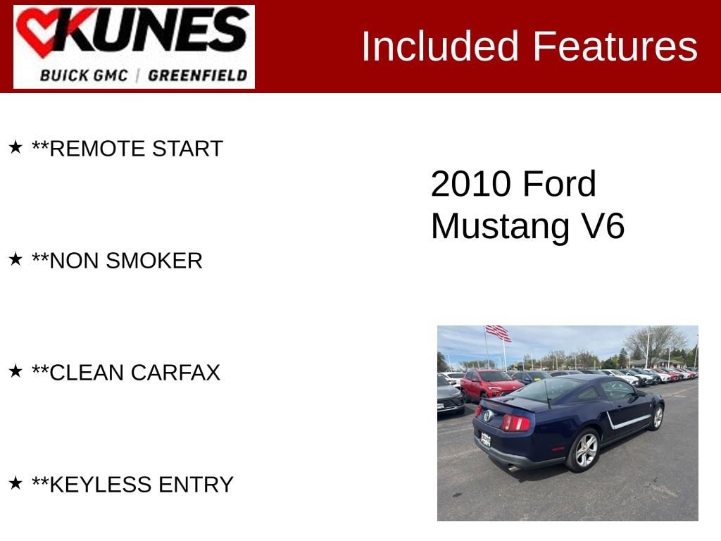 Used 2010 Ford Mustang V6