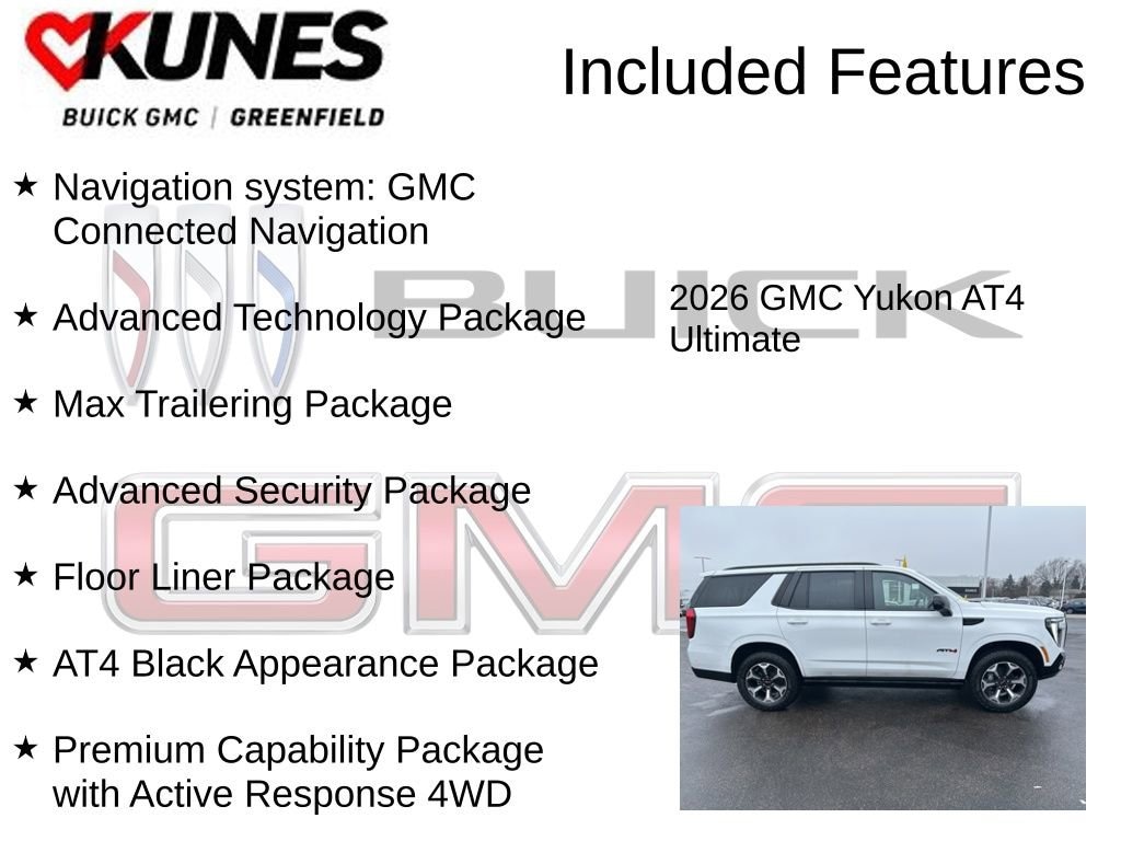 New 2026 GMC Yukon AT4 Ultimate SUV