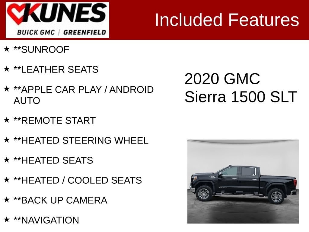 Used 2020 GMC Sierra 1500 SLT Truck
