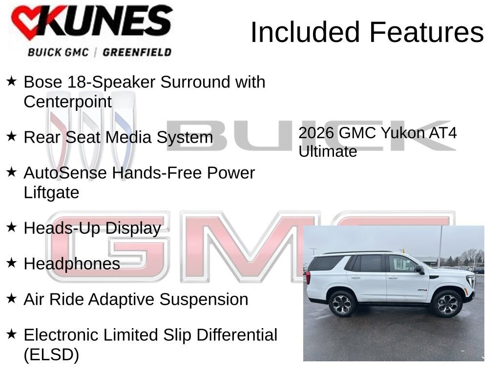 New 2026 GMC Yukon AT4 Ultimate SUV